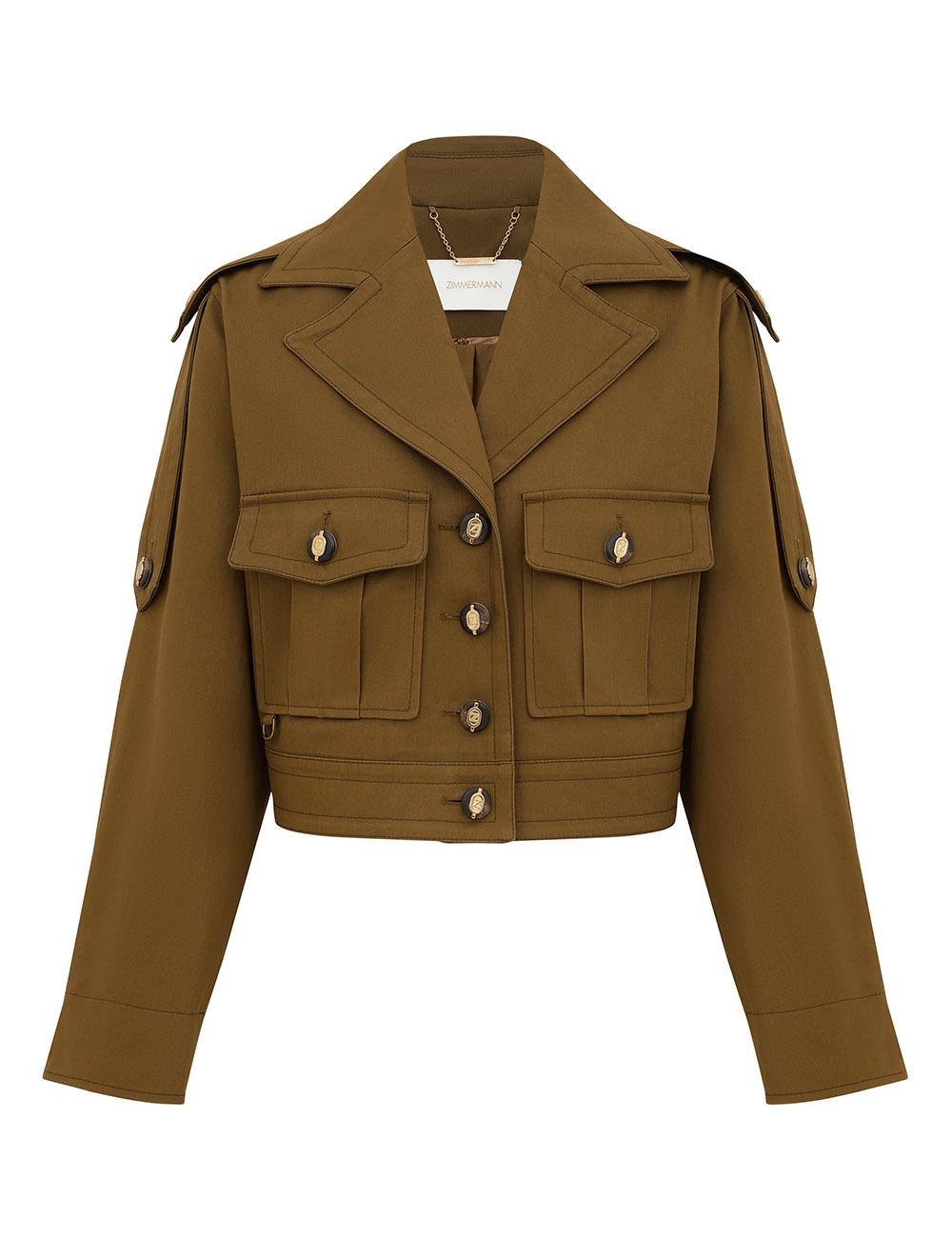 Luna Drill Cargo Jacket