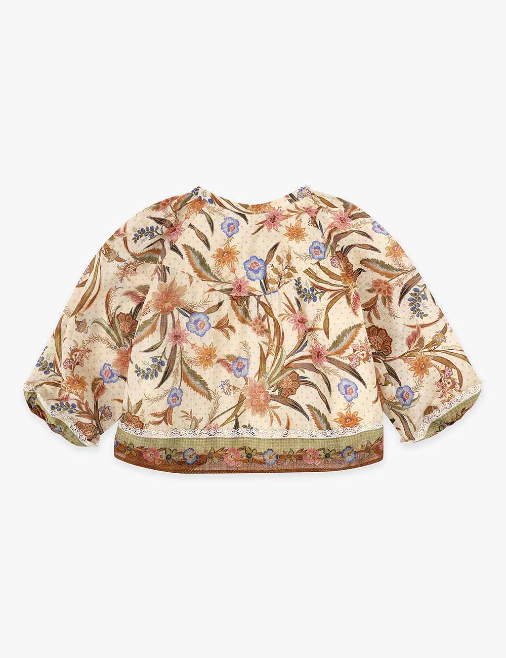 Indra Kids Trim Contrast Top