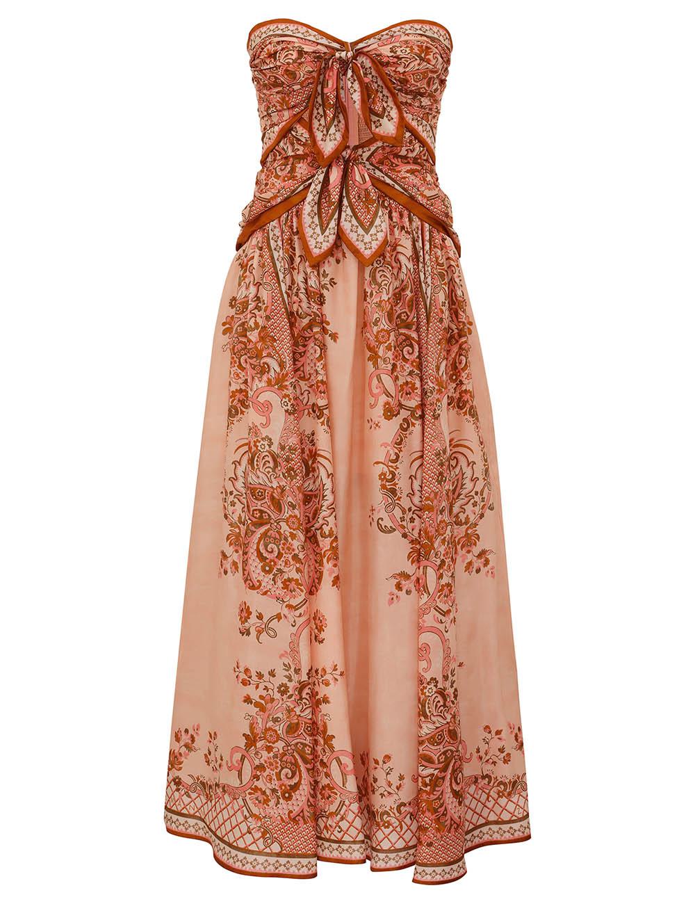 Aster Scarf Midi Dress