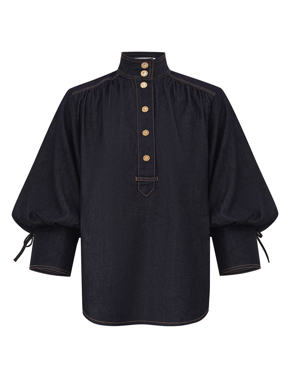 Denim Billow Shirt