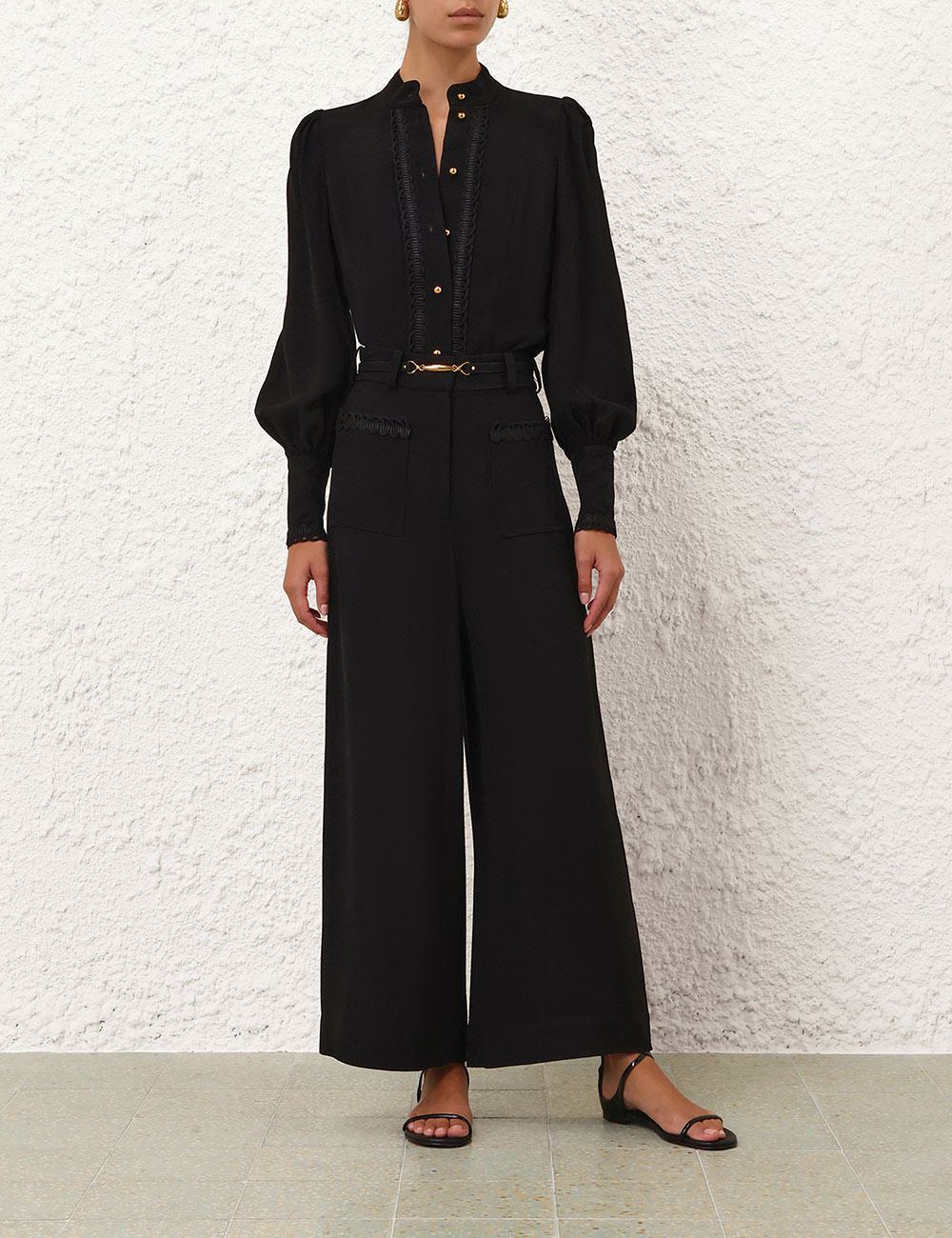 Trim Culotte Pant